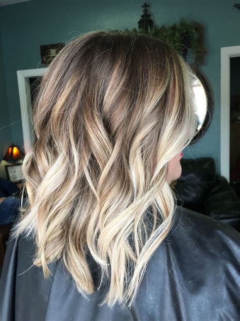 Apr 2, 2023 ... Shoulder Length Bronde Balayage Bob. via @mane_ivy. Brown hair with ... Long Brown Hair With Blonde Highlights. via @stylesbyyessey. When ...